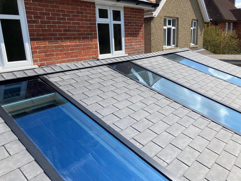 Lantern Roofs of a house in Glasgow for