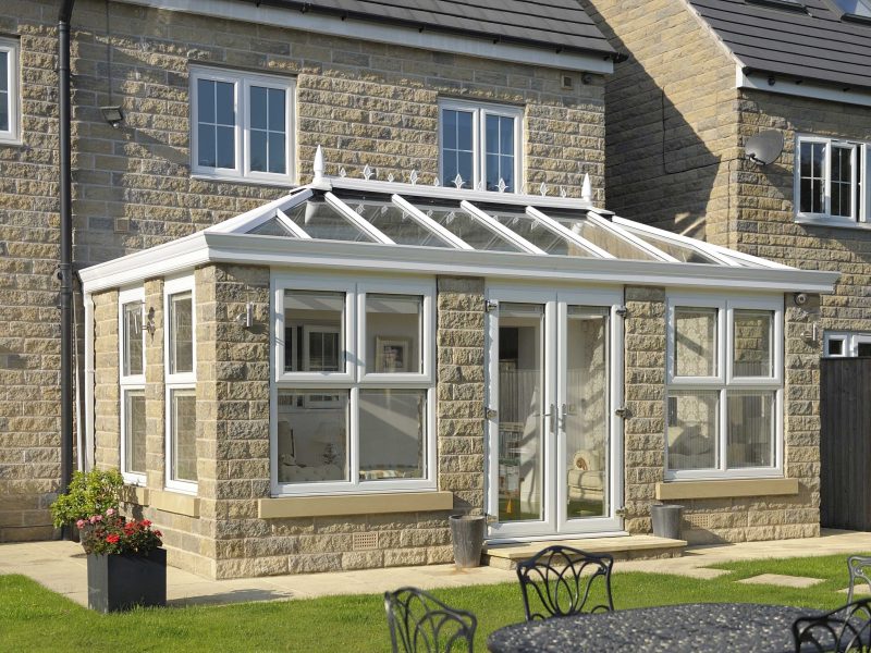Orangery of a beautiful house in Scotland